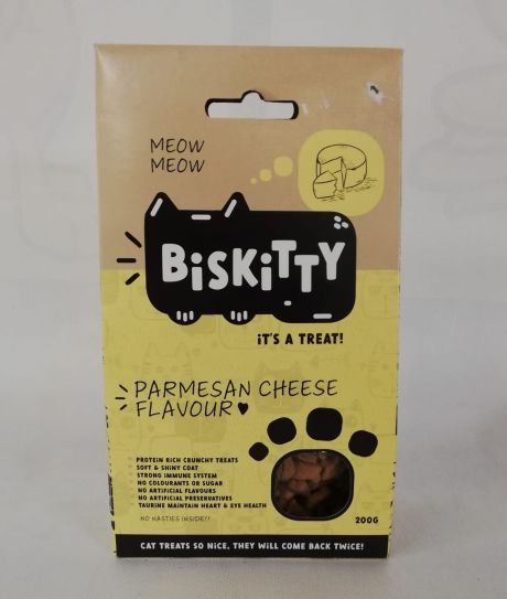 BISKITTY Cat treats with cheese 200g