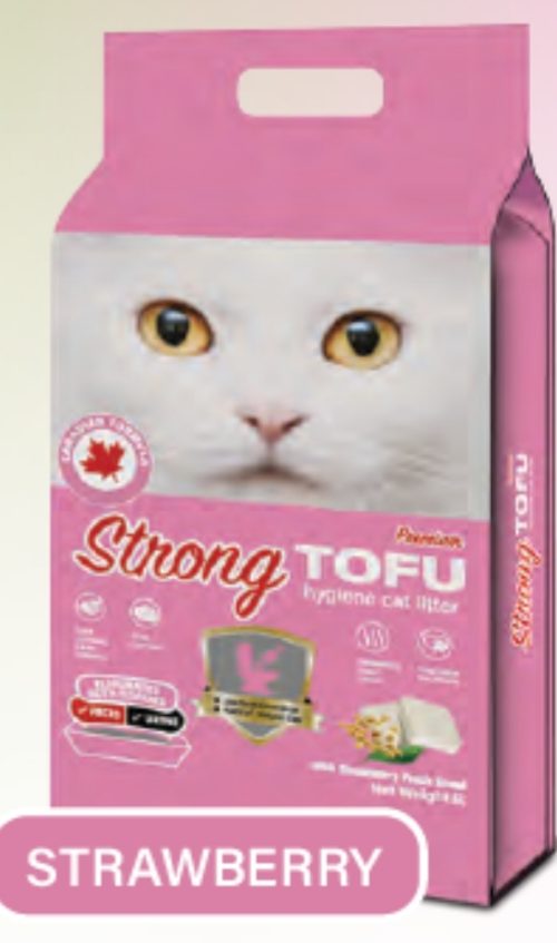TOFU cat litter 2.5kg/6L strawberry