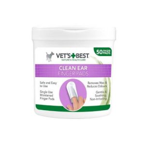 Vets Best Ear Finger Wipes 50 pads