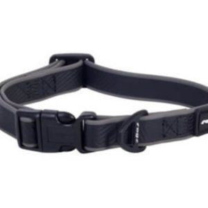ROGZ Amphibian classic dog collar in black