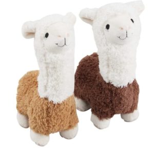 PAWISE dog toy - Alpaca Doll, plush with squeak - assorted colour