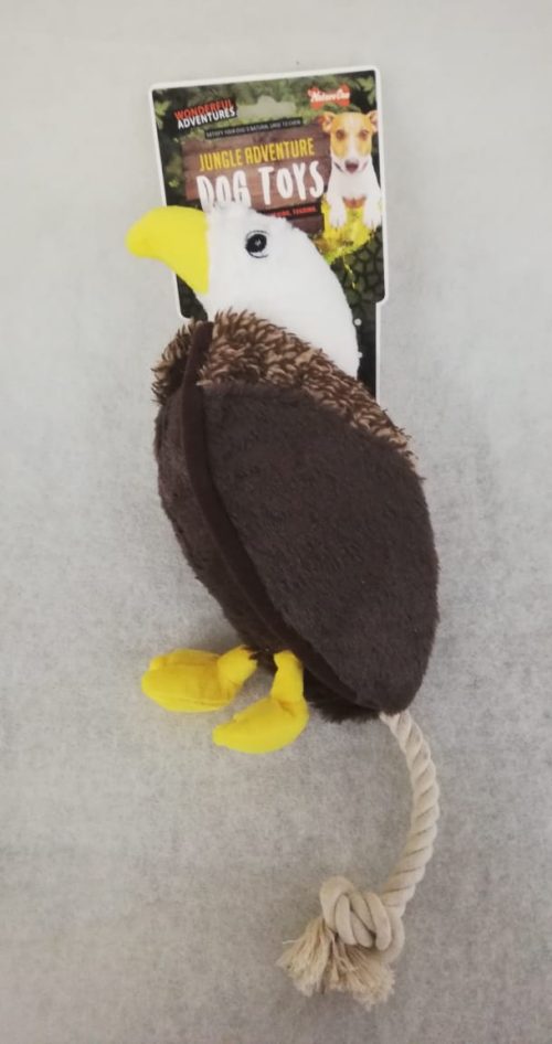 NATUREONE dog toy - eagle with rope