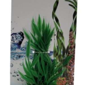 AKWA Plastic plant - PP9716 4" high - Animal Kingdom Pet Store