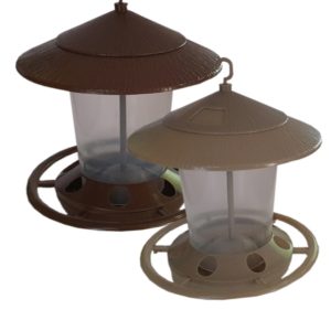 AKWA wild thatch seed feeder in plastic - assorted colours