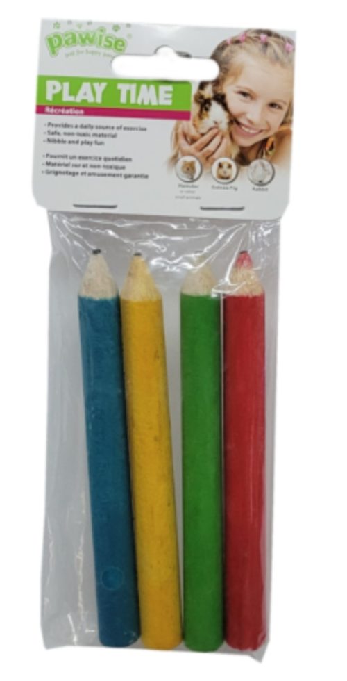 PAWISE small pet play pencil - 4pck