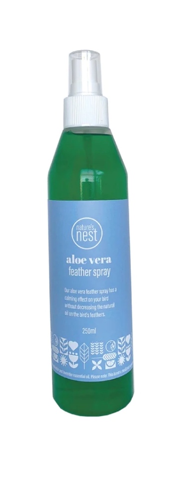 NATURE'S NEST 250ml feather spray - aloe vera