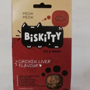 BISKITTY cat treats with chicken liver 200g