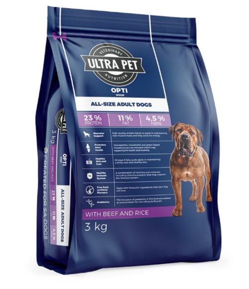 ULTRA DOG Superwoof 3kg Adult - beef & rice - Animal Kingdom Pet Store