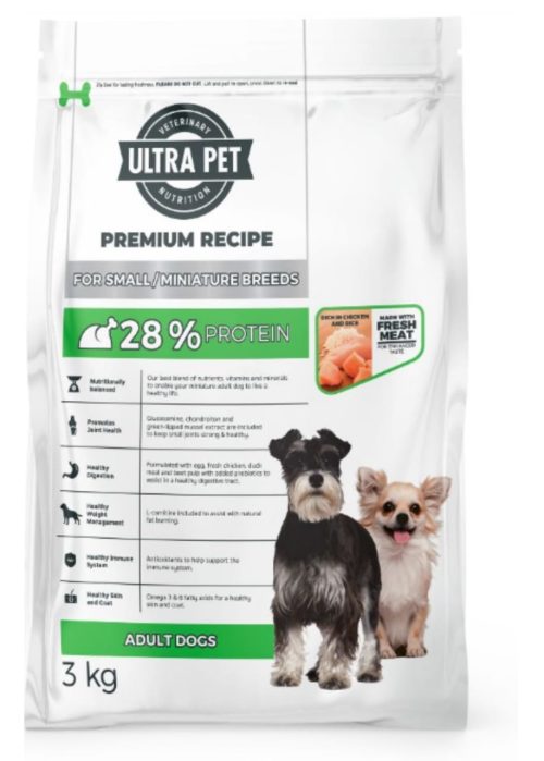 ULTRA PET Premium for small/miniature breed dogs 3kg