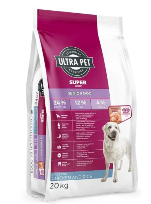 ULTRA DOG Superwoof senior 20kg with chicken and rice