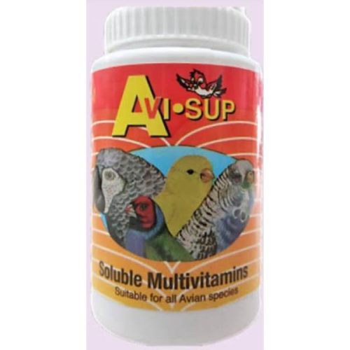 AVI-SUP 100g soluble multivitamins for avian species.