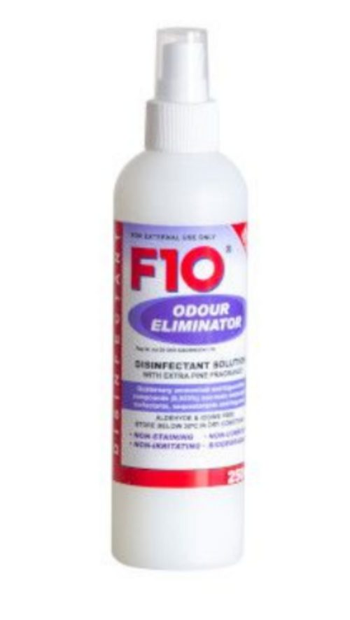 F10 Odour Eliminator 250ml - atomiser spray - Animal Kingdom Pet Store