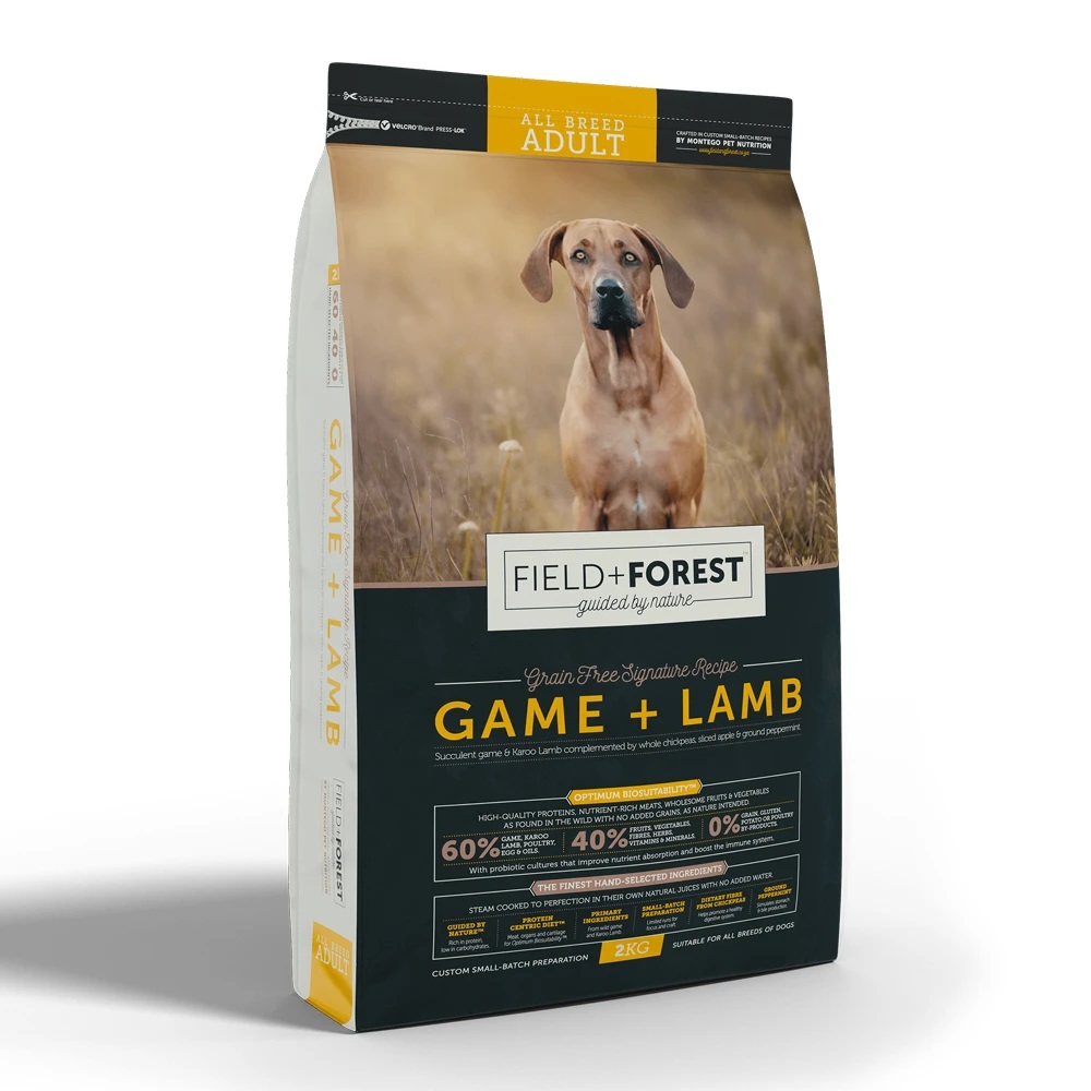 Montego Field Forest Game Lamb Adult Dog Food Animal Kingdom